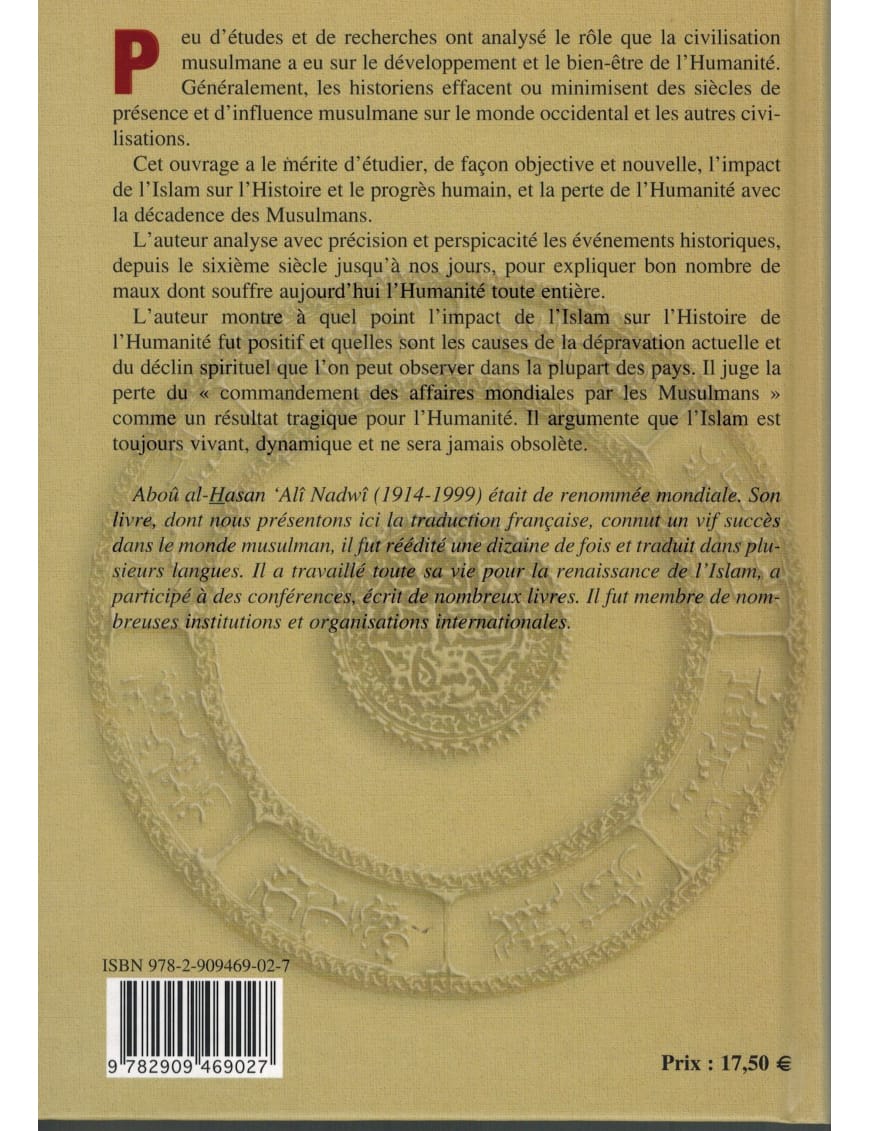 Apports de la civilisation musulmane à l'occident - Alî Nadwi - Al Qalam - Éditions Al Qalam Al Qalam Livre > Islam > Histoire du monde arabo-musulman 9782909469027 Librairie Musulmane Al-imen