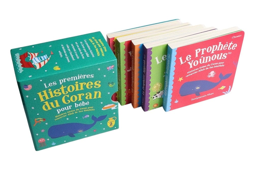 Coffret Les Premières Histoires du Coran pour Bébé — Volume 2 | Orientica | Livre Islam Enfants Orientica Livre Islam Enfant 9789394886001 Librairie Musulmane Al-imen