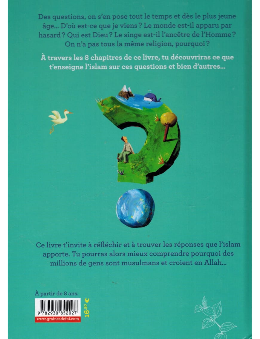 Croire en Allah ça veut dire quoi ? Les réponses de l'islam aux grandes questions des petits - Graines de foi - Graines de Foi Graines de Foi Livre Islam Enfant 9782930852027 Librairie Musulmane Al-imen