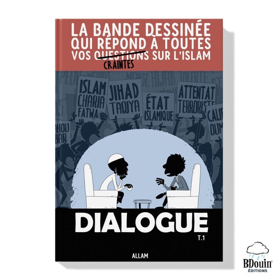 Dialogue - Tome 1 : La BD qui répond à toutes vos craintes sur l'islam de Norédine Allam BDouin Livre Islam Enfant 9789998770621 Librairie Musulmane Al-imen