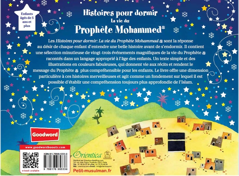 Histoires Pour Dormir : La Vie Du Prophète Mohammed — Saniyasnain Khan | Orientica | Livre Islam Enfants Orientica Livre Islam Enfant 9788178989976 Librairie Musulmane Al-imen