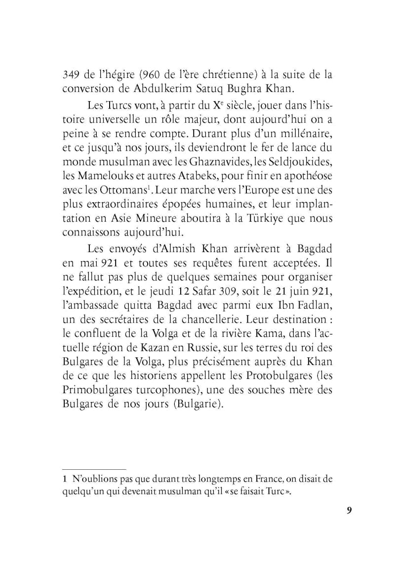 Livre Ibn Fadlan Voyage Au Bout Du Monde Par Azzedine Barika de Ibn Fadlan