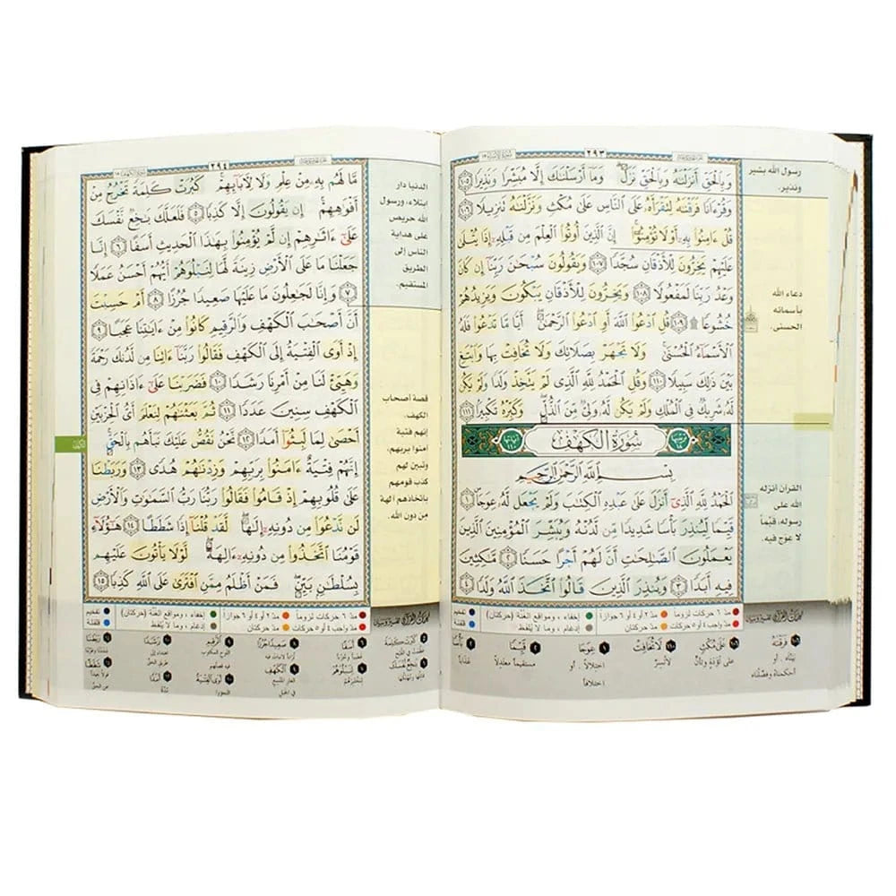 Livre Le Coran Tajwid Et Memorisation Avec Couverture Rigide Signi...
