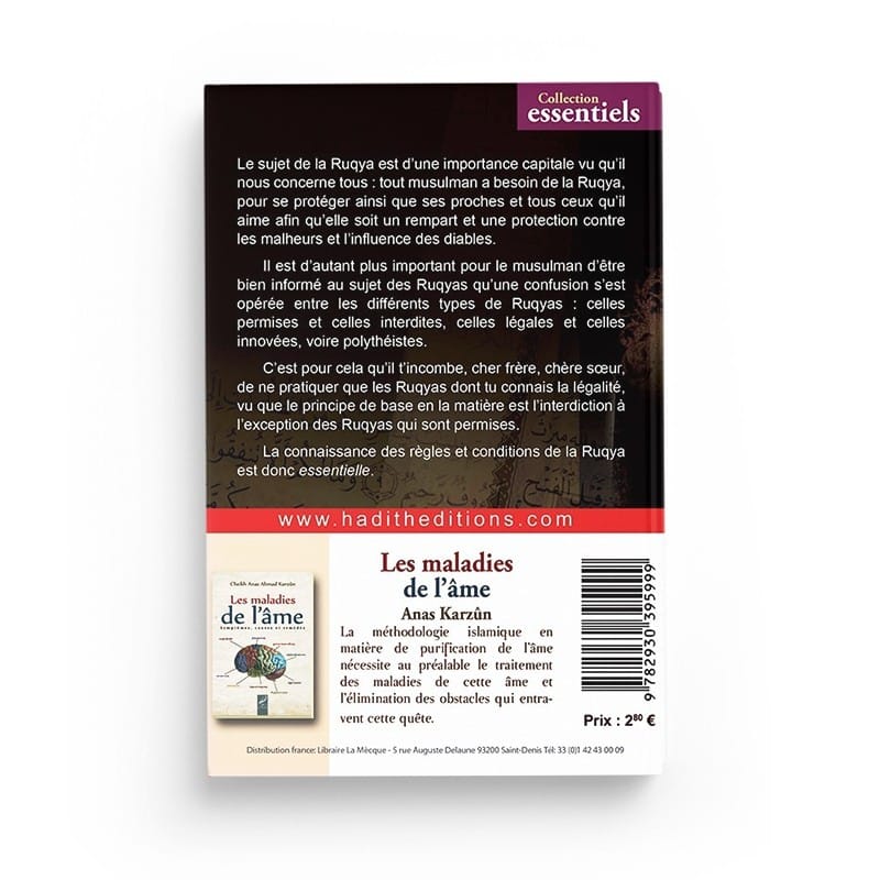 Les règles de la ruqya - Cheikh Sâlîh Al-Shaykh - Editions Al hadith - éditions Al-Hadîth Al-Hadîth Livre > Islam > Foi et Spiritualité 9782930395999 Librairie Musulmane Al-imen