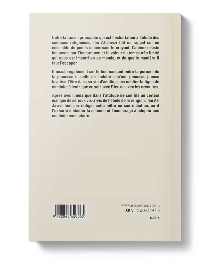 Lettre à mon fils - Éditions Tawhid Tawhid Livre > Islam > Foi et Spiritualité 9782848620565 Librairie Musulmane Al-imen