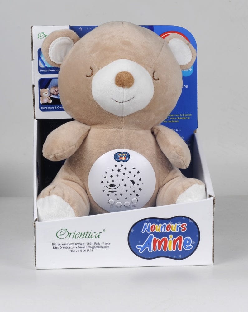 Nounours Amine — Doudou Ourson Veilleuse Coranique | Orientica | Peluche Islam Bébé Orientica Jeu Islam 3760090457388 Librairie Musulmane Al-imen