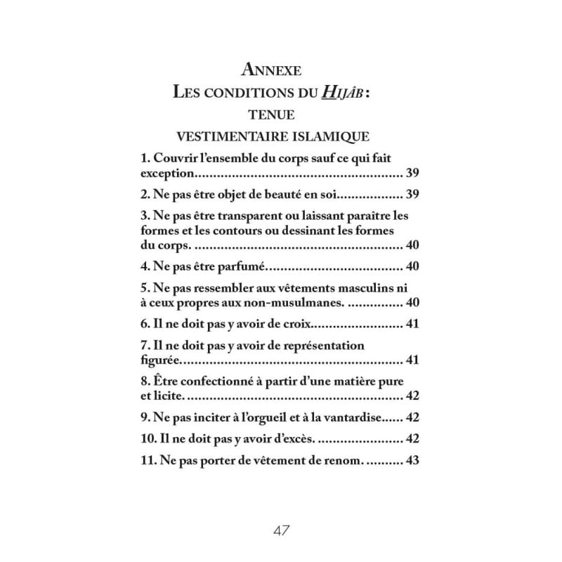 10 prétextes pour ne pas porter le Hijâb - Huwaydâ Ismâ‘îl - éditions Al-Hadîth Al-Hadîth Livre Islam Femme 9782875453037 Librairie Musulmane Al-imen