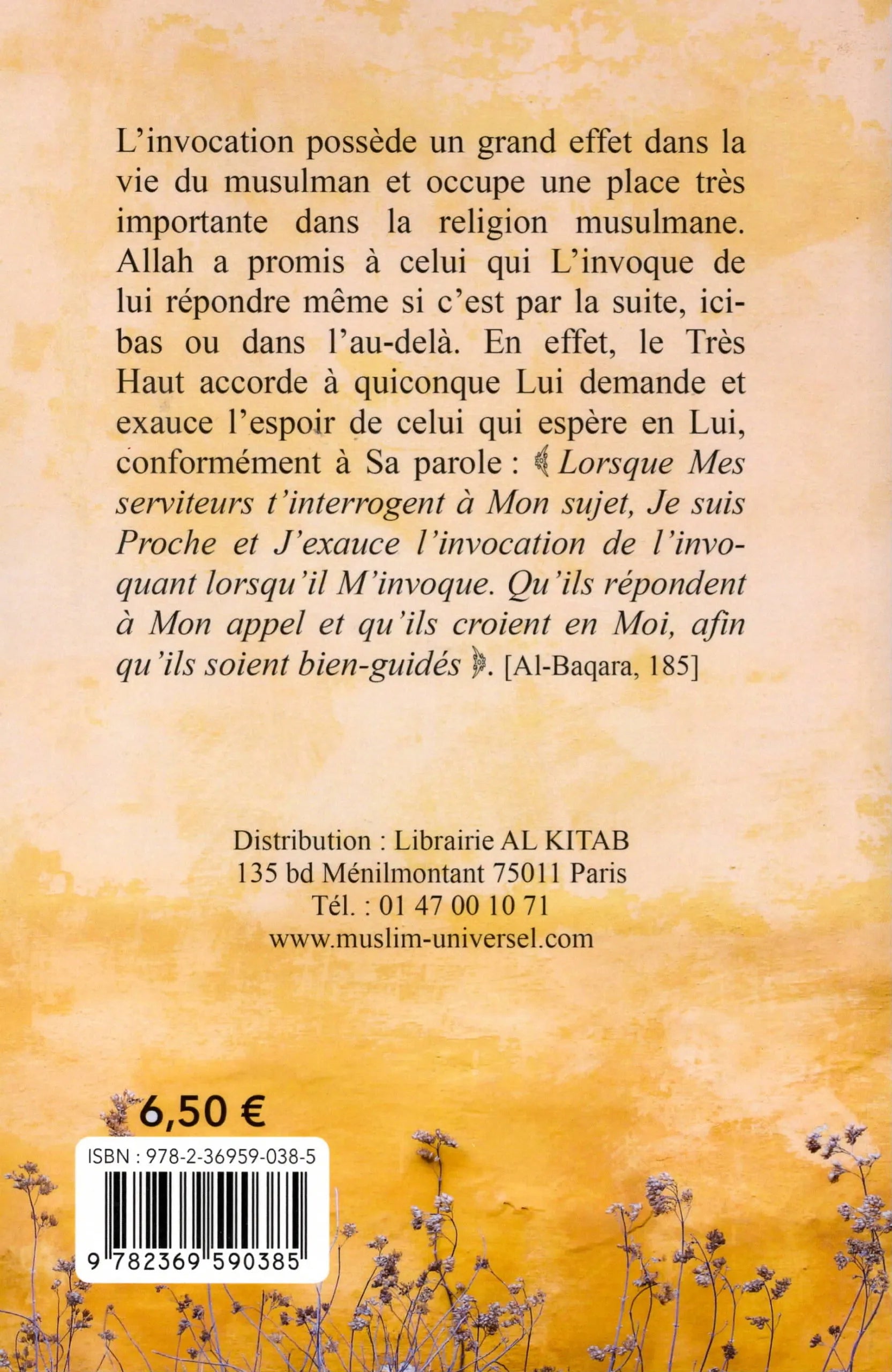 150 Allâhouma 55 Rabbanâ (Recueillies par Fdal Haja) - Verso