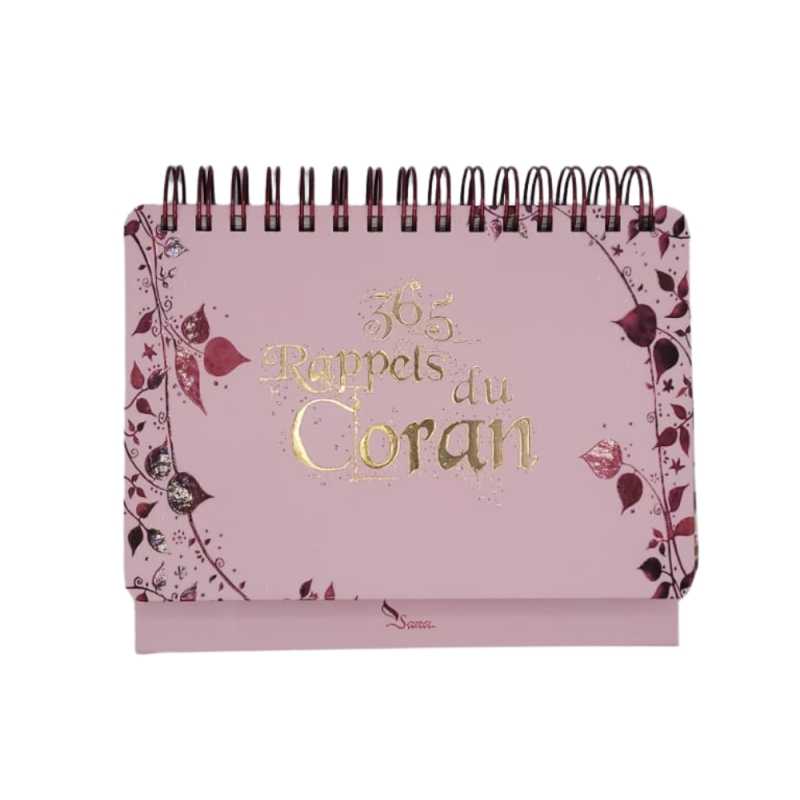 365 Rappels Du Coran - Calendrier Chevalet Rose - Editions Sana