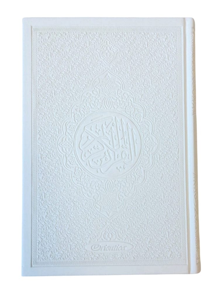 Le Coran Arc-en-ciel version arabe (Lecture Hafs) - Couverture couleur Orange de luxe - Rainbow - Editions Orientica