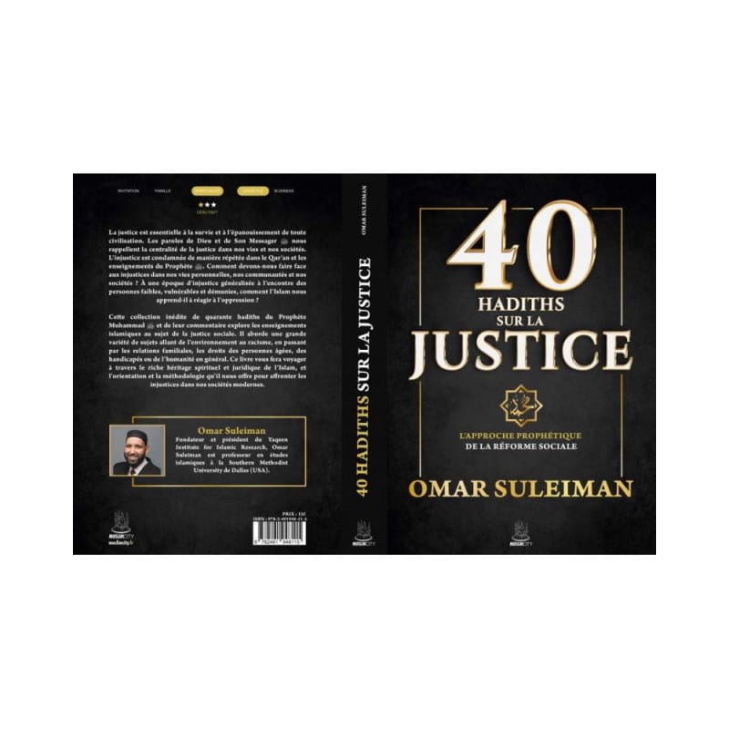 40 HADITHS SUR LA JUSTICE - Sana - Librairie Musulmane Al-imen