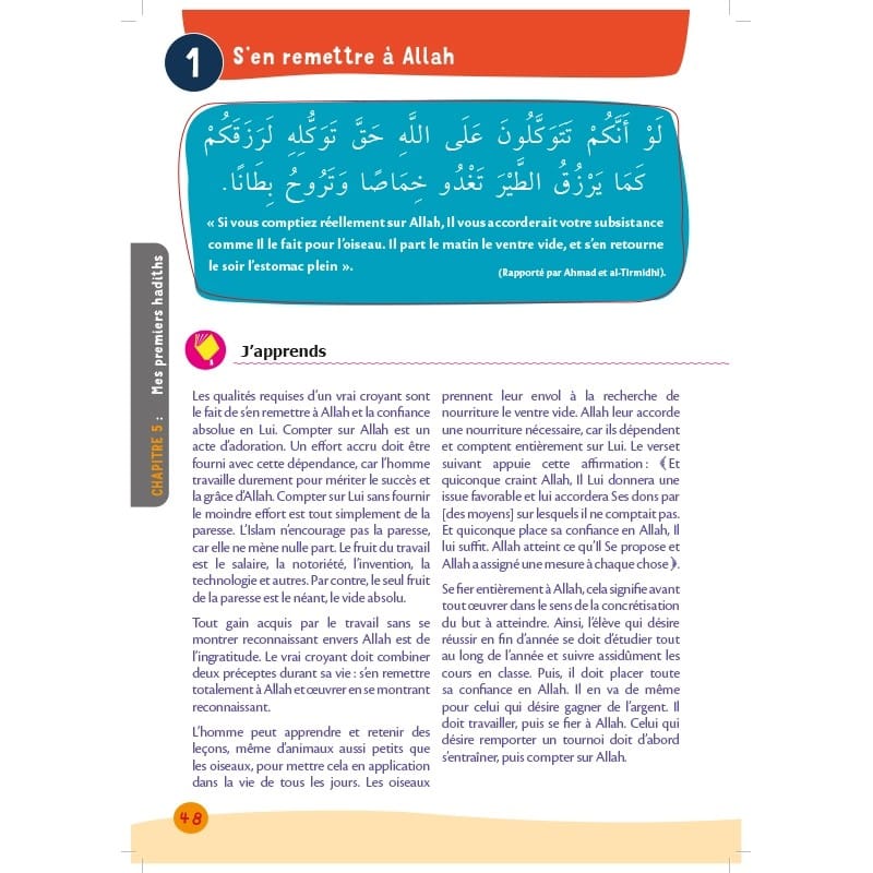 Arc-en-ciel 5 - Manuel d'enseignement des bases de l'Islam - Editions Al-Hadîth Al-Hadîth Livre Islam Enfant 9782875452542 Librairie Musulmane Al-imen
