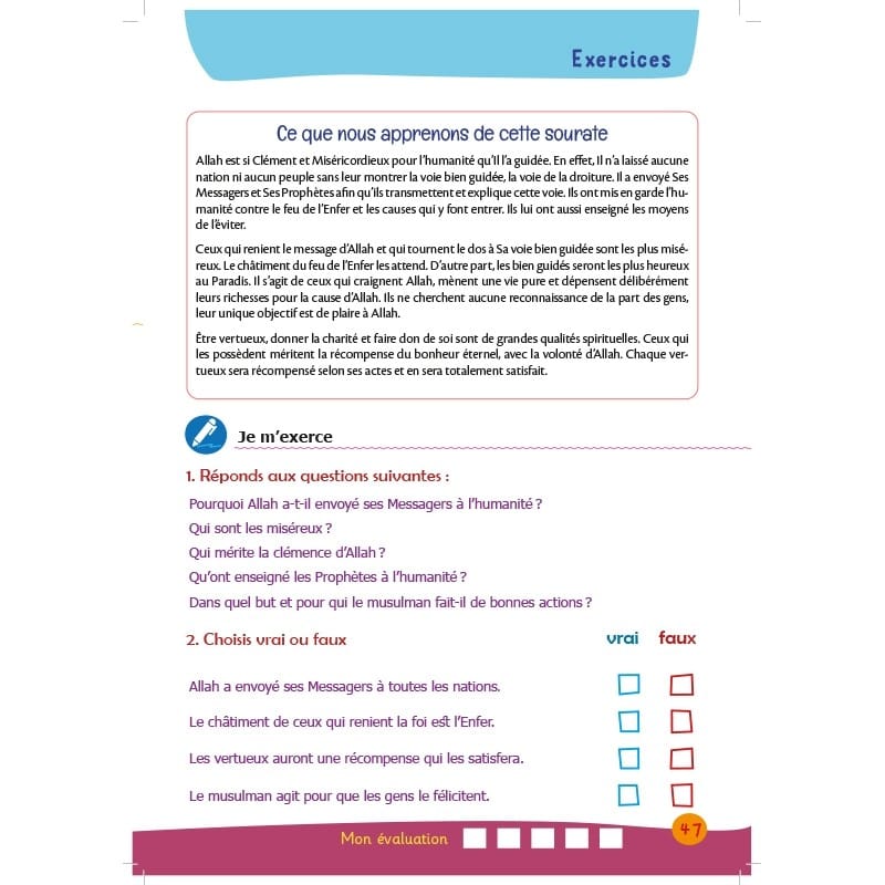 Arc-en-ciel 7 - Manuel d'enseignement des bases de l'Islam - Editions Al-Hadîth Al-Hadîth Livres > Islam > Introduction ou Nouveau Converti 9782875450036 Librairie Musulmane Al-imen