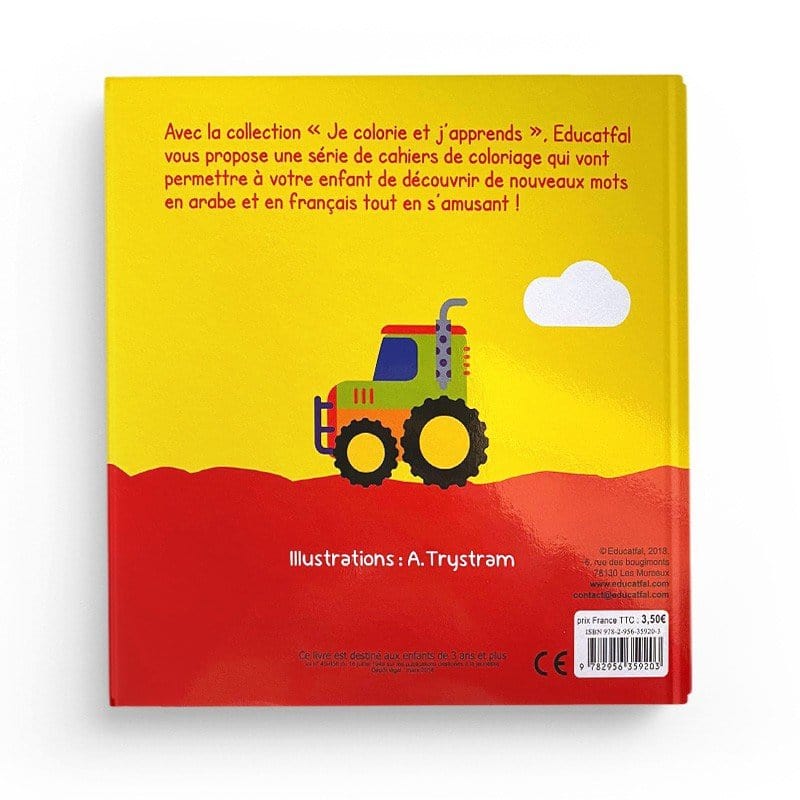Coloriage - Les Transports- Arabe-Français - 3-6 ans Educatfal Livre Islam Enfant 9782956359203 Librairie Musulmane Al-imen