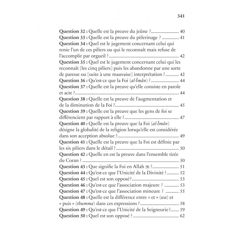 Croyance du musulman 200 questions - réponses - Cheikh Hâfiz Al - Hakamî Al - imen