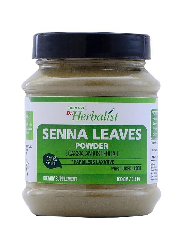Dr. Herbalist Senna Leaves Powder 100gm Mudo Bien-être et Santé 8961102063770 Librairie Musulmane Al-imen