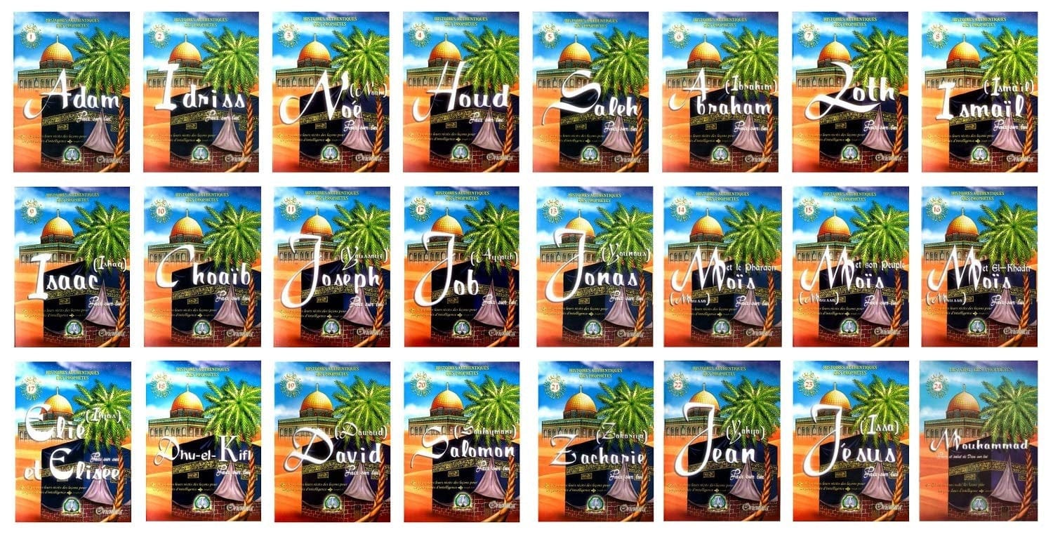 Histoires authentiques des Prophètes — Pack 24 livrets enfants | Orientica | Livre Islam Orientica Livre > Islam > Biographie 9789947251119 Librairie Musulmane Al-imen