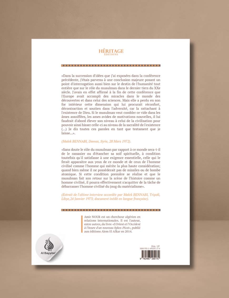 L'islam et l’ordre du monde - Amir Nour - Héritage - Al-Bayyinah Al-Bayyinah Livre > Islam > Histoire du monde arabo-musulman 9782493295170 Librairie Musulmane Al-imen