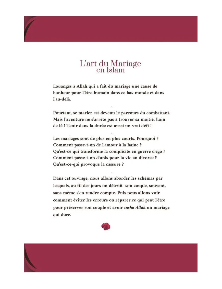 L'art du mariage en Islam : les erreurs à éviter pour préserver votre couple - Irada & Ihsan - Sana Sana Livre Islam Mariage 9798355284374 Librairie Musulmane Al-imen