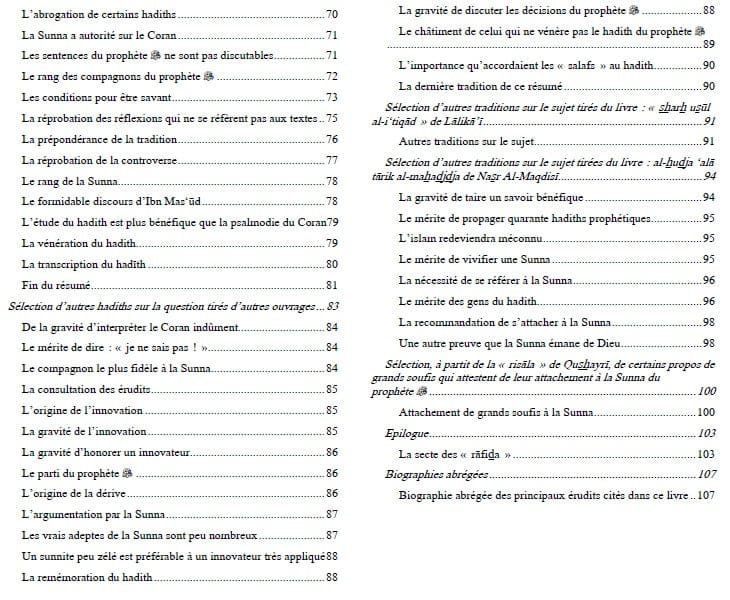 La Sunna, La Clé du Paradis — as-Suyûtî | Orientica | Livre Islam Orientica Livre > Islam > Tawhid / Aqidah (Croyance) 9782356350145 Librairie Musulmane Al-imen