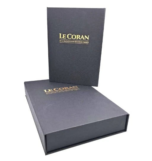 Le Coran et la traduction du sens de ses versets (Français/Arabe) - Coffret + Sac Moyen et Grand Format - Editions Tawbah Tawbah Coran Moyenne 9782916457406 Librairie Musulmane Al-imen