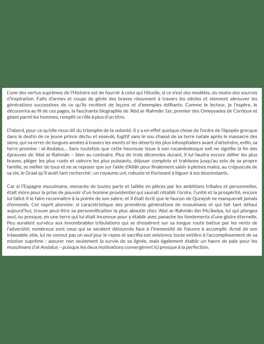 Le Faucon de Quraysh - La vie de 'Abd Ar-Rahmân 1er ou la naissance des Omeyyades de Cordoue - Agha Akram - Editions Ribât - Éditions Ribât Ribât Livre > Islam > Histoire du monde arabo-musulman 9782956444084 Librairie Musulmane Al-imen