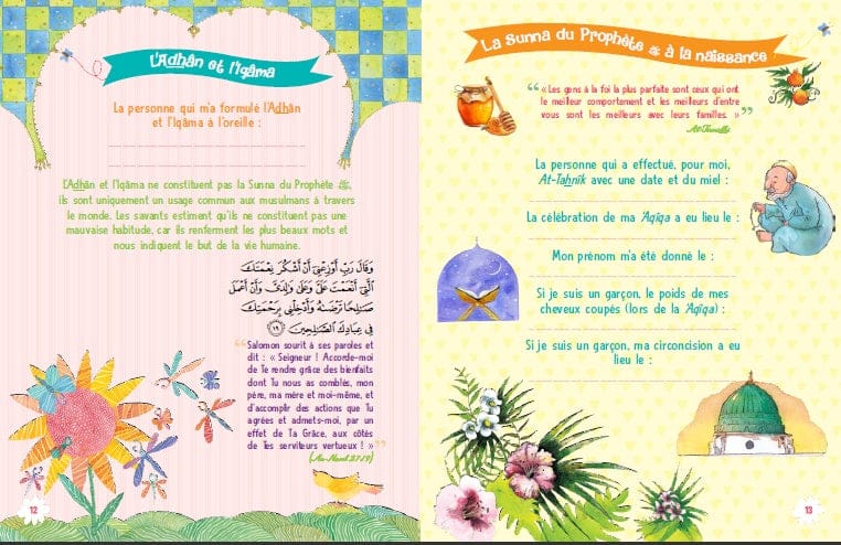 Le Livre de Mon Bébé Musulman (Bleu) — Orientica | Album Souvenir Islam Orientica Livre Islam Enfant 9789386589033 Librairie Musulmane Al-imen