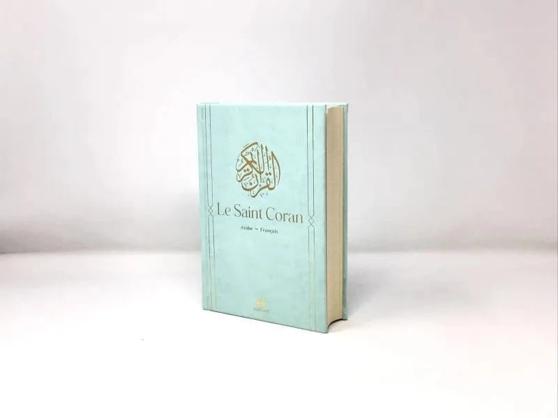 Le Saint Coran Bilingue (Arabe - Français) (14x20 cm) (Al Bouraq) Al Bouraq Coran Vert Clair 9791022507035 Librairie Musulmane Al-imen
