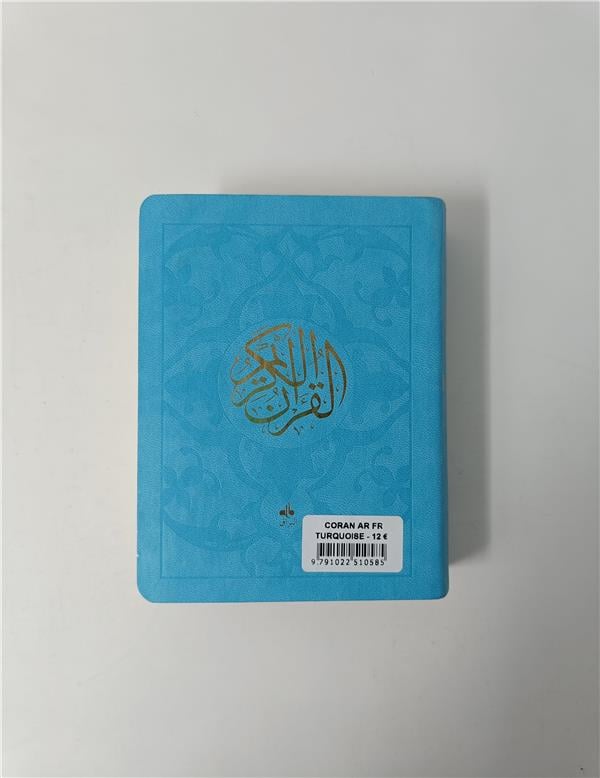 Le Saint Coran Bilingue (Arabe - Français) - Poche (Al Bouraq) Turquoise Al - imen