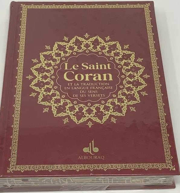 Le Saint Coran (Bilingue) et la traduction en langue française du sens de ses versets (20 x 28 cm) (Pages Arc-en-ciel) Al Bouraq Coran Bordeaux 9791022506762 Librairie Musulmane Al-imen
