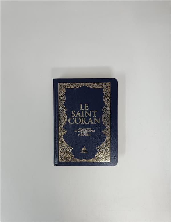 Le Saint Coran et la traduction en langue française du sens de ses versets (Poche) Al Bouraq Coran Bleu Foncé 9791022507998 Librairie Musulmane Al-imen