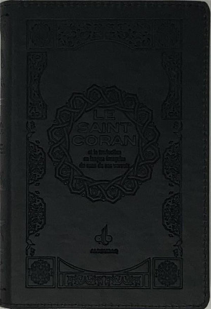 Le Saint Coran (Uniquement en Français) et la traduction en langue française du sens de ses versets - Pochette - éditions Al Bouraq Noir Al - imen