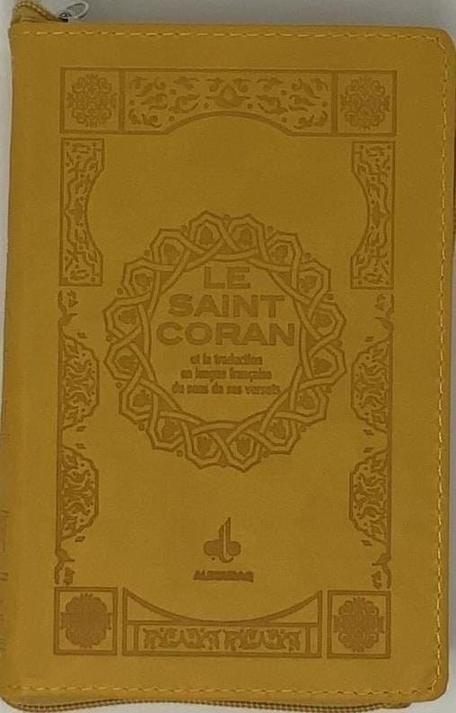 Le Saint Coran (Uniquement en Français) et la traduction en langue française du sens de ses versets - Pochette - éditions Al Bouraq Al Bouraq Coran Jaune 9791022504553 Librairie Musulmane Al-imen