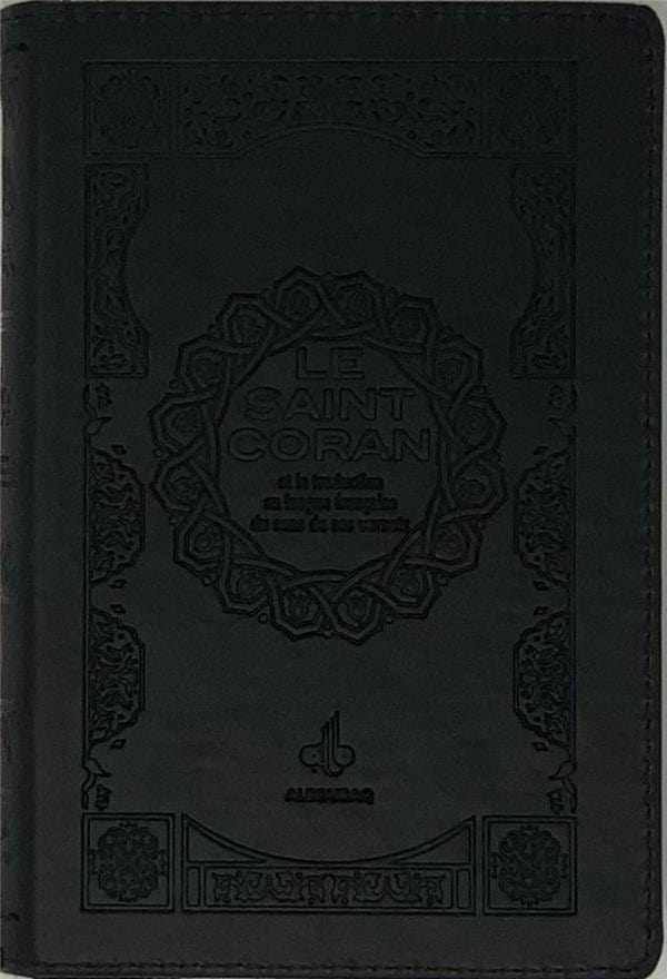 Le Saint Coran (Uniquement en Français) et la traduction en langue française du sens de ses versets - Pochette - éditions Al Bouraq Al Bouraq Coran Noir 9791022509169 Librairie Musulmane Al-imen
