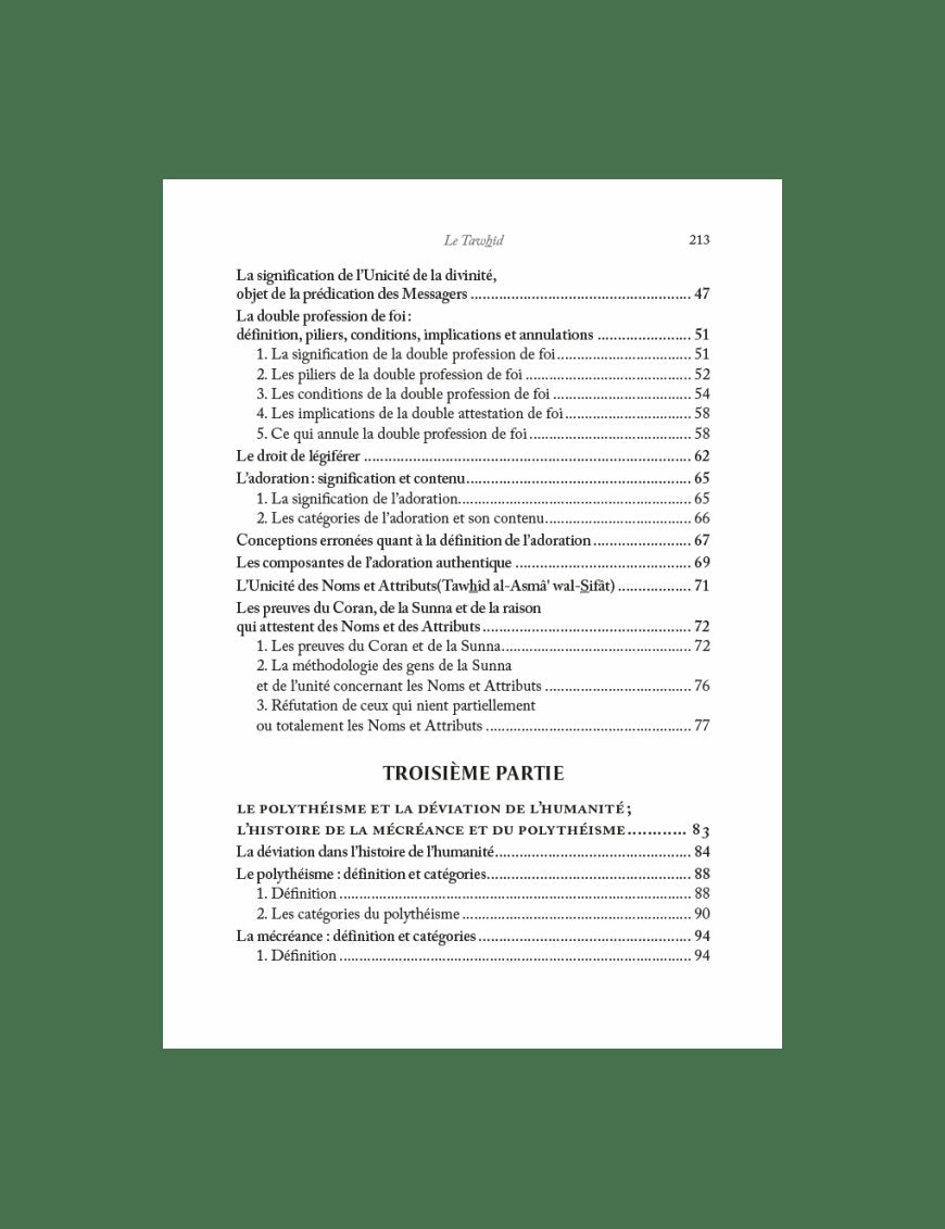Le Tawhîd : tout savoir sur le dogme du monothéisme - Sâlih ibn Fawzân - al Hadith - Sana Sana Livre > Islam 9791093154039 Librairie Musulmane Al-imen