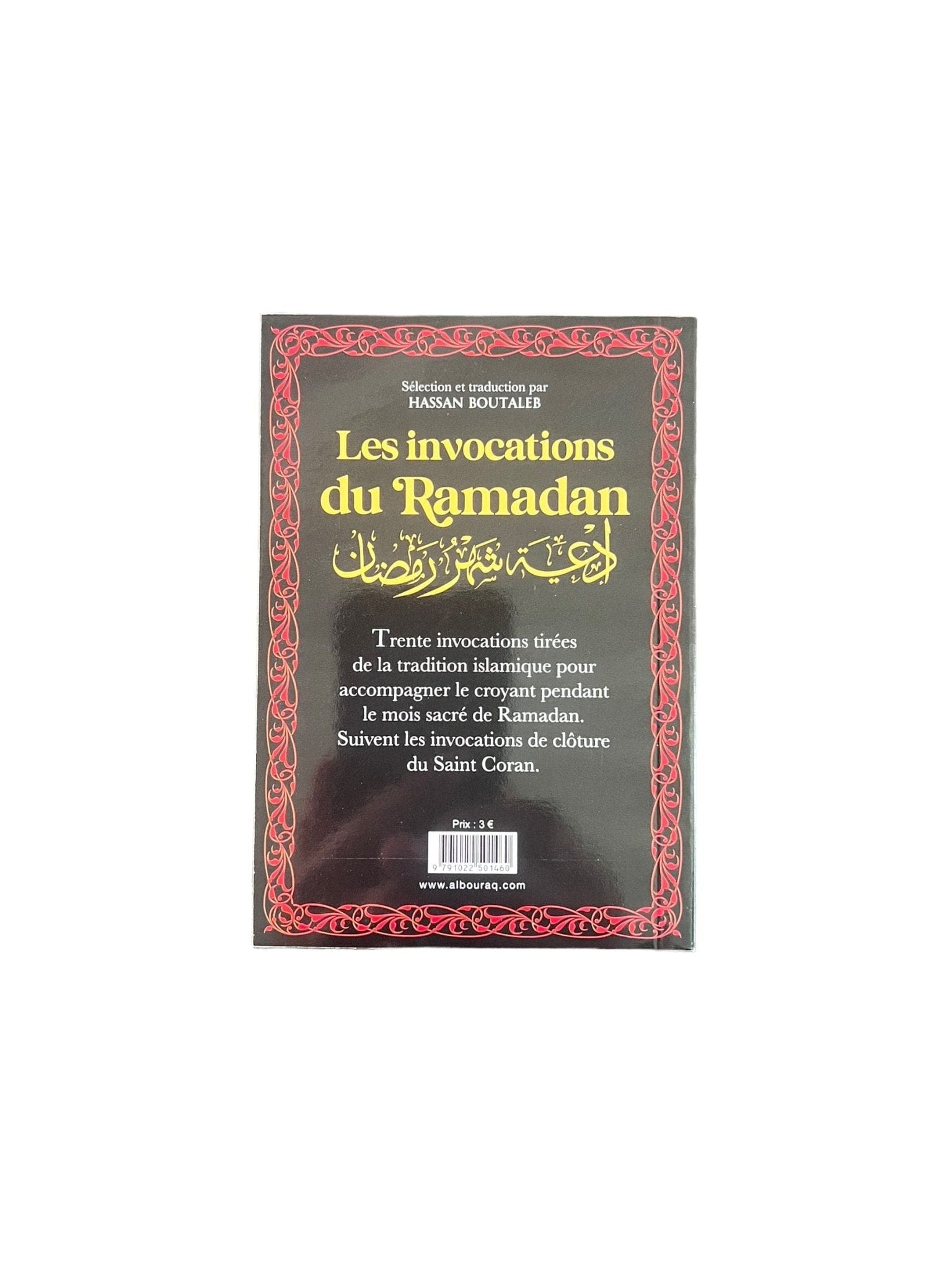 Les invocations du Ramadan (bilingue français-arabe) par Hassan Boutaleb Al Bouraq Livre > Islam Librairie Musulmane Al-imen