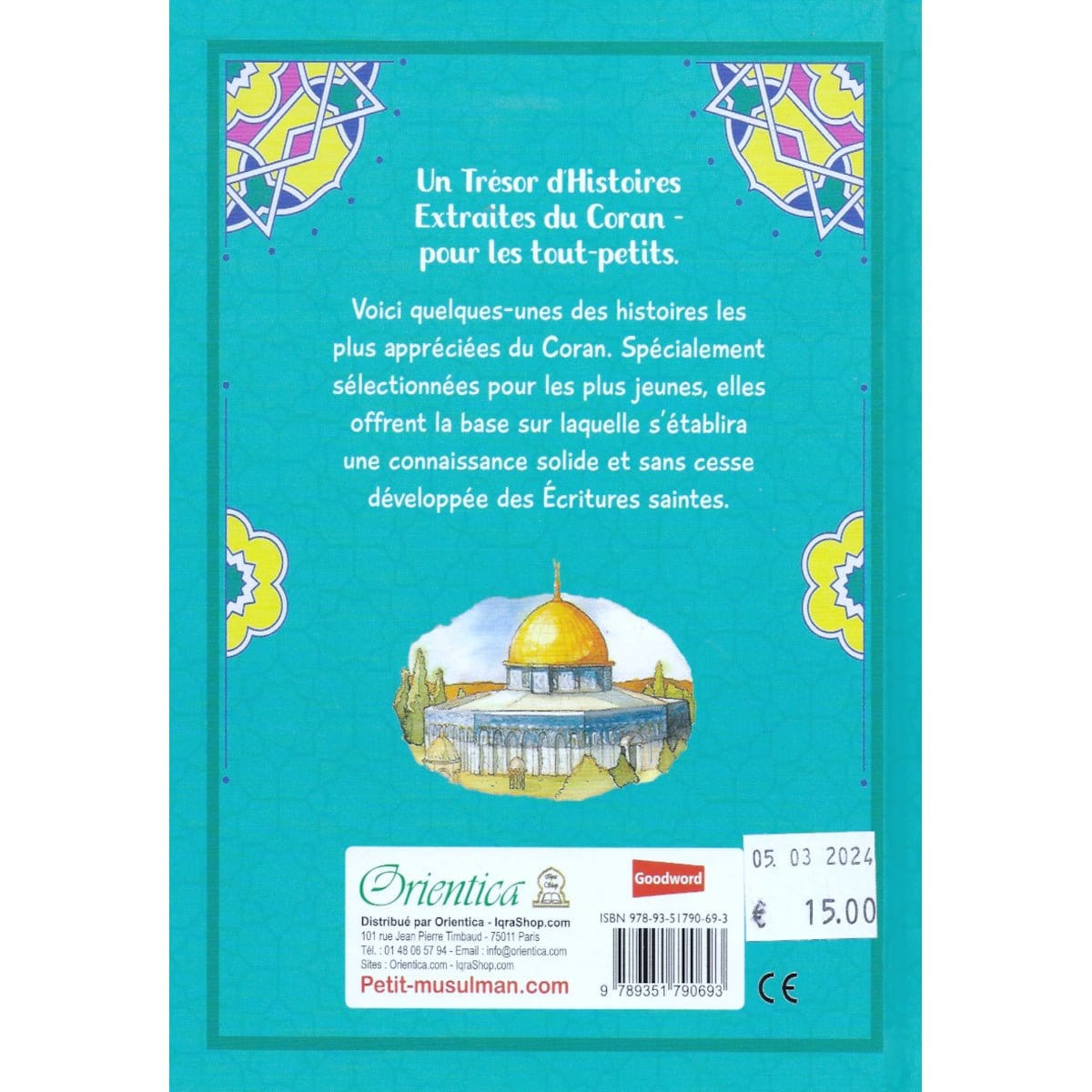 Les récits du Coran Pour Enfants Orientica Livre Islam Enfant 9789351790693 Librairie Musulmane Al-imen