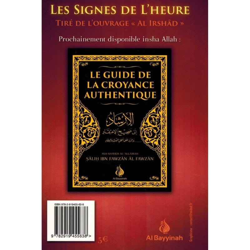 LES SIGNES DE L'HEURE - Al-Bayyinah Al-Bayyinah Livres > Islam > Hadith 9782914455638 Librairie Musulmane Al-imen
