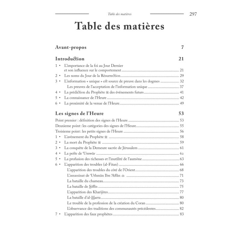 Les signes de la fin des temps - Dr Yûsuf al-Wâbil - éditions Al-Hadîth Al-Hadîth Livre Islam Hadith (Traditions Prophétiques) 9782875451699 Librairie Musulmane Al-imen