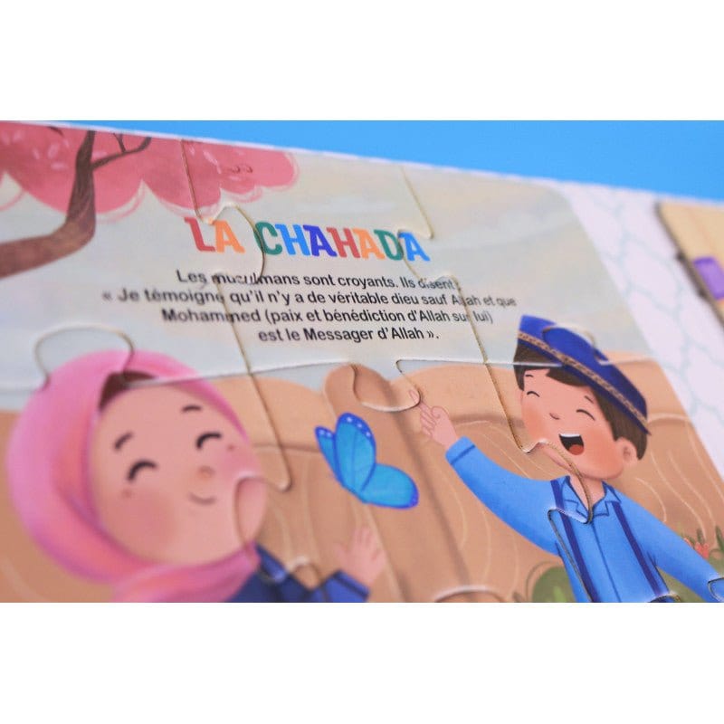 Livre Puzzle Magnétique : Les 5 Piliers de l'Islam (5 Puzzles Magnétiques en 1) Sana Jeu Islam 9782356337009 Librairie Musulmane Al-imen