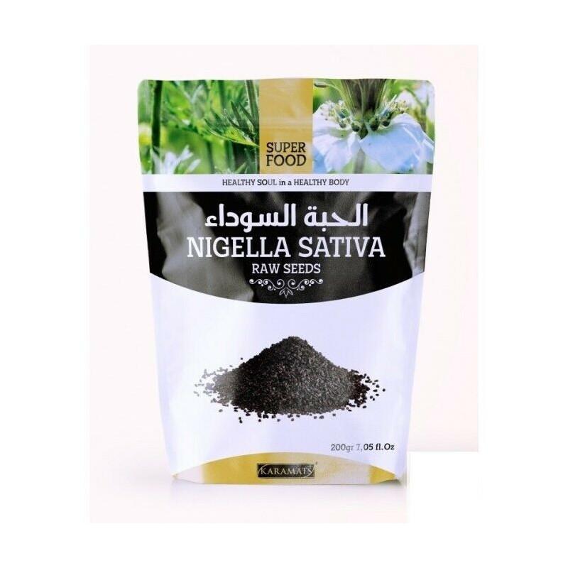 Nigella Sativa (الحبة السوداء ): Graines de Nigelle - Sachet de 200 g (Karamats) Al - imen