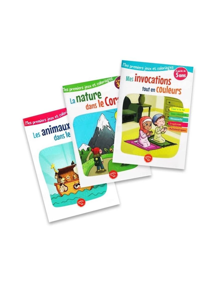 Pack 3 livres graines de foi - les animaux dans le Coran - mes invocations tout en couleurs - la nature dans le Coran - Graines de Foi Graines de Foi Livre Islam Enfant 9782931070215 Librairie Musulmane Al-imen