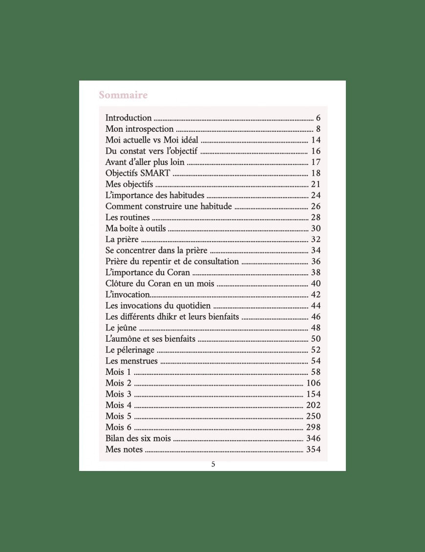 Planner Religieux - Edition al Imam (rose) - Éditions Al Imam Al imam Livre Islam Femme Librairie Musulmane Al-imen