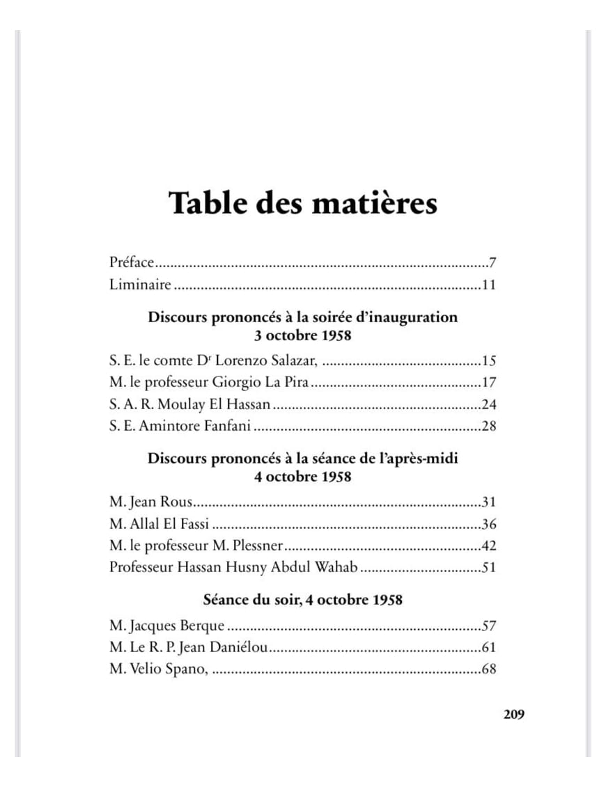 Premier colloque méditerranéen de Florence 3-6 octobre 1958 - Héritage - Al-Bayyinah Al-Bayyinah Livre > Islam > Histoire du monde arabo-musulman 9782493295316 Librairie Musulmane Al-imen