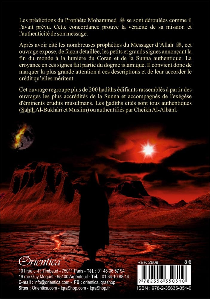 Prophéties et Signes de la Fin du Monde — Orientica | Livre Islam Orientica Livre Islam Hadith (Traditions Prophétiques) 9782356350510 Librairie Musulmane Al-imen