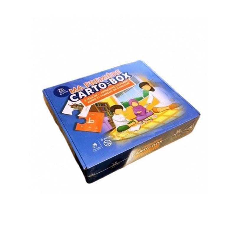 Puzzle Ma première carto-box - 2 jeux en 1 : Apprendre l'Alphabet Arabe et Français en s'amusant MuslimKid Livre Islam Enfant 56935469 Librairie Musulmane Al-imen
