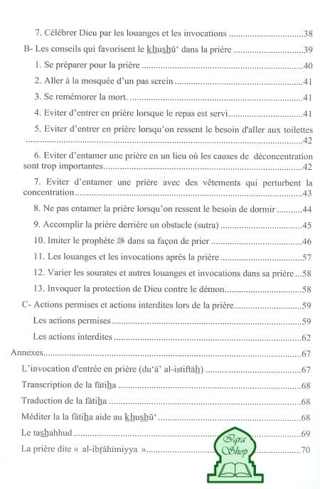 Réussir sa prière — Orientica | Livre Islam sur le Khushu' Orientica Livres > Islam > Prière (Salat) 9782356350404 Librairie Musulmane Al-imen
