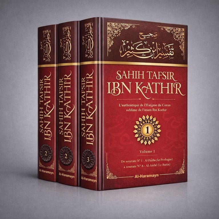 Sahih Tafsir Ibn Kathir — exégèse authentique du Coran en 3 volumes — Al-Haramayn Al-Haramayn Livre > Islam Default Librairie Musulmane Al-imen