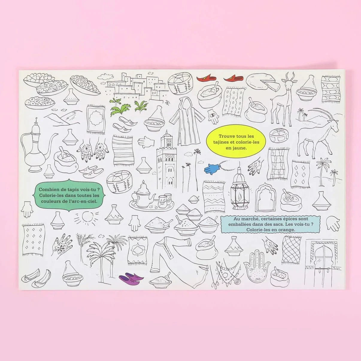 Série Ballon: Cherche et colorie - Un voyage autour du monde Digital Future Livre Islam Enfant 9786144471845 Librairie Musulmane Al-imen