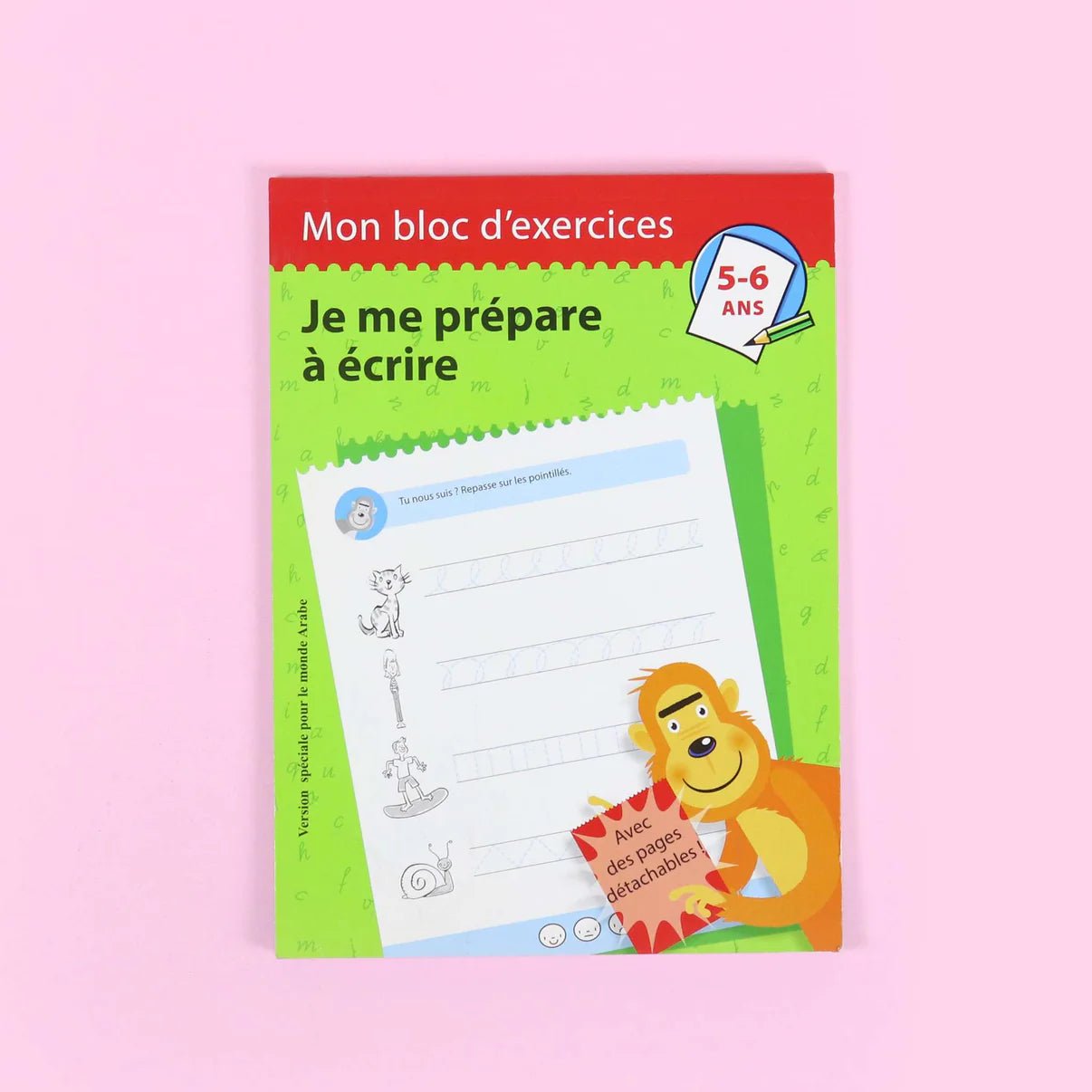 Série Ballon - Je me prépare à écrire (5 - 6 ans) | Mon bloc d'exercices Al - imen